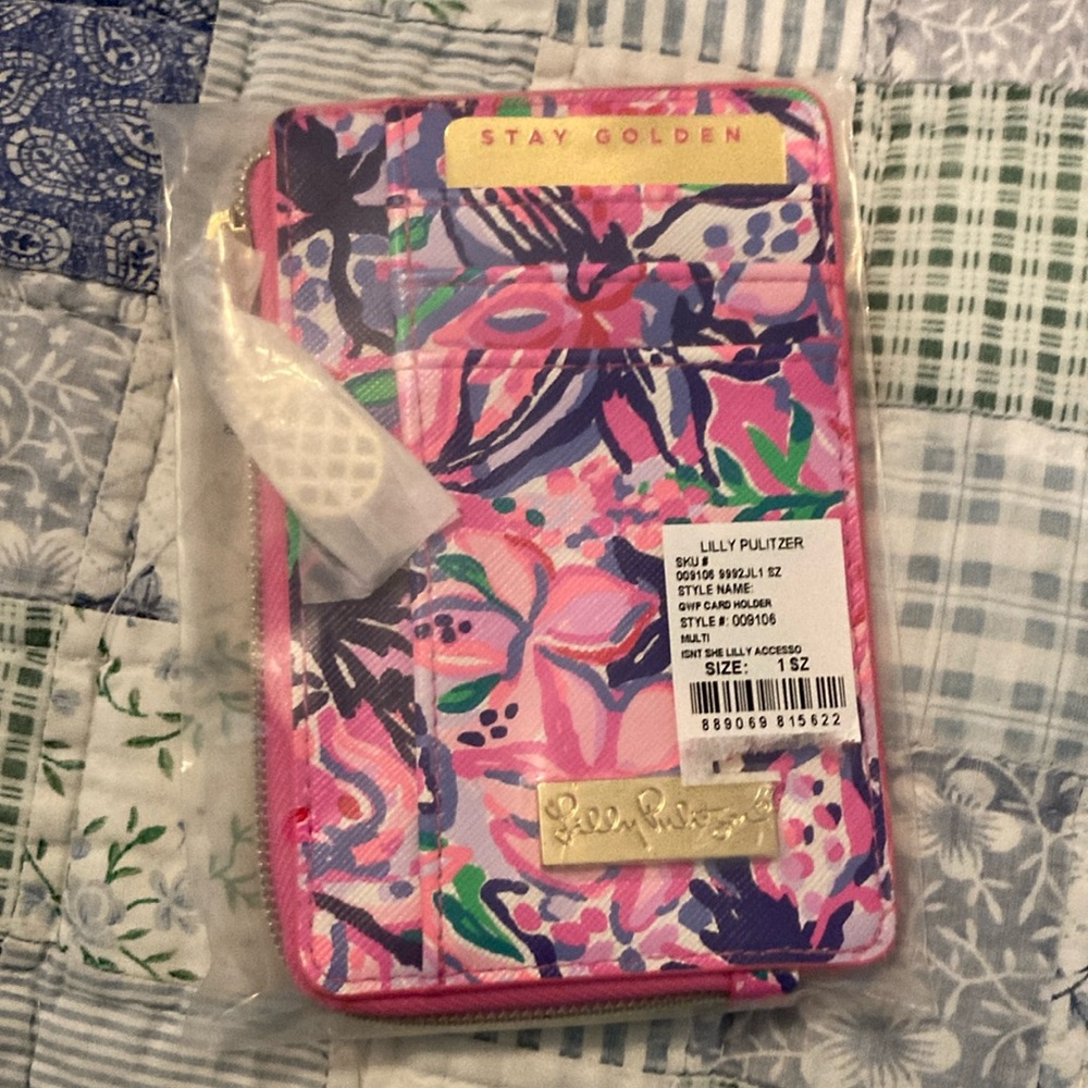 Lilly Pulitzer Floral Wristlet in Multi Isnt She Lilly Accesso